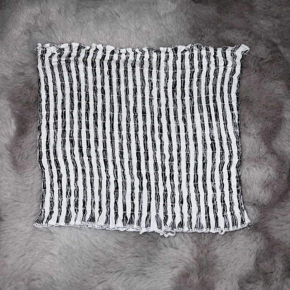 Striped tube top